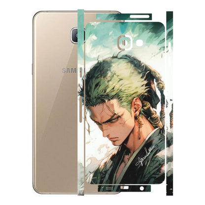 Samsung A/S Series Phone Skins (All Models) - New Roronoa Zoro One Picece Anime - Matte Finish (M-140) Samsung Galaxy A9 Pro