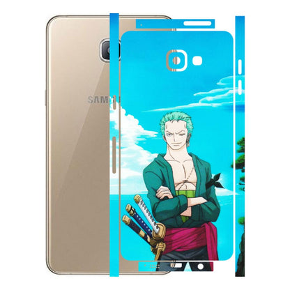 Samsung A/S Series Phone Skins (All Models) - Cool Swordman Zoro Anime - Matte Finish (M-143) Samsung Galaxy A9 Pro