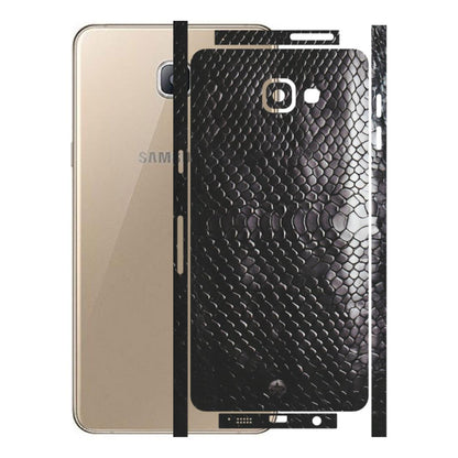 Samsung A/S Series Phone Skins (All Models) - Black Snack Leather - Matte Finish (M-147) Samsung Galaxy A9 Pro