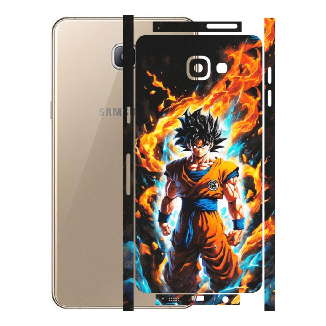 Samsung A/S Series Phone Skins (All Models) - Goku Transformation Anime - Matte Finish (M-159) Samsung Galaxy A9 Pro