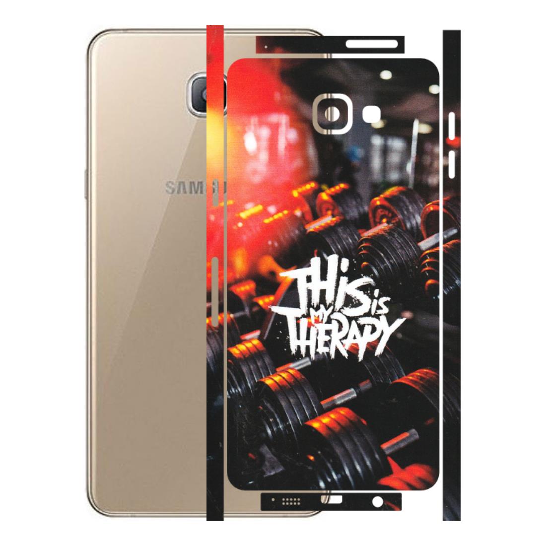 Samsung A/S Series Phone Skins (All Models) - GYM Lover Therapy - Matte Finish (M-160) Samsung Galaxy A9 Pro
