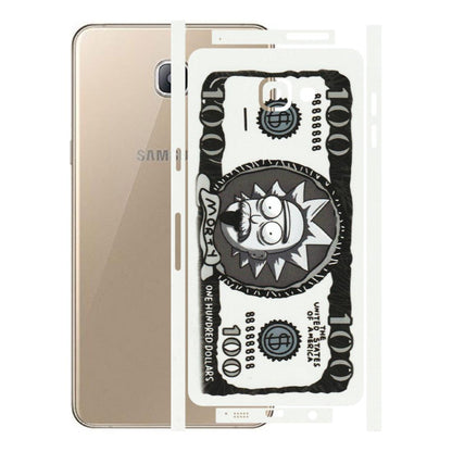Samsung A/S Series Phone Skins (All Models) - Rick And Morty Hundred Dollar Anime - Matte Finish (M-161) Samsung Galaxy A9 Pro