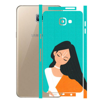 Samsung A/S Series Phone Skins (All Models) - Radhe Radhe With Hindu Symbol - Matte Finish (M-164) Samsung Galaxy A9 Pro