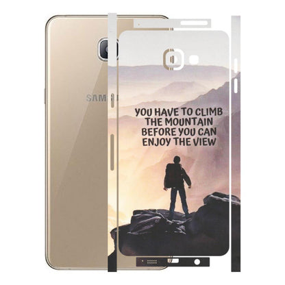 Samsung A/S Series Phone Skins (All Models) - Motivational Hiking Mountain - Matte Finish (M-28) Samsung Galaxy A9 Pro