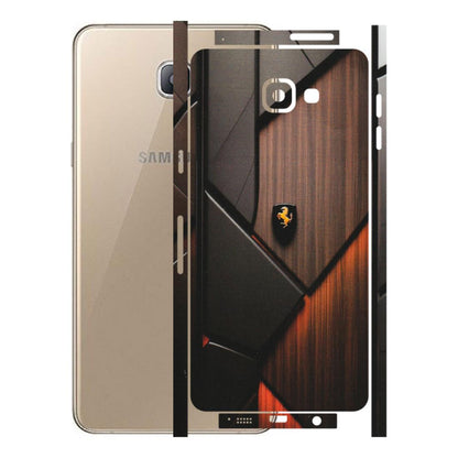 Samsung A/S Series Phone Skins (All Models) - Lambo Beauty Wood Pattern Sober - Matte Finish (M-51) Samsung Galaxy A9 Pro
