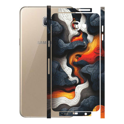 Samsung A/S Series Phone Skins (All Models) - Abstract Volcanic Layers - Matte Finish (M-52) Samsung Galaxy A9 Pro