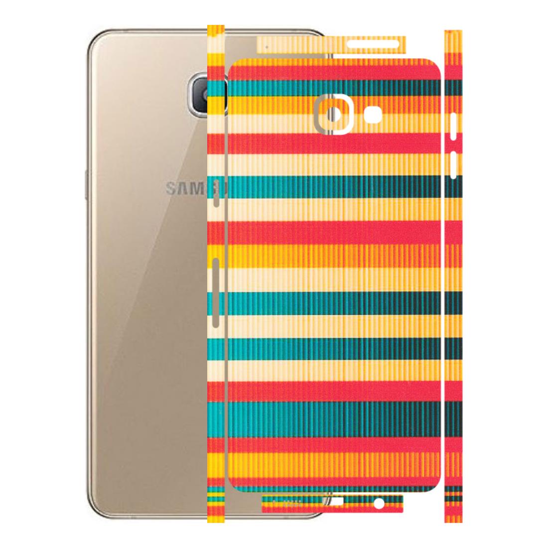 Samsung A/S Series Phone Skins (All Models) - Colourful Stripes Soothing Effect - Matte Finish (M-86) Samsung Galaxy A9 Pro