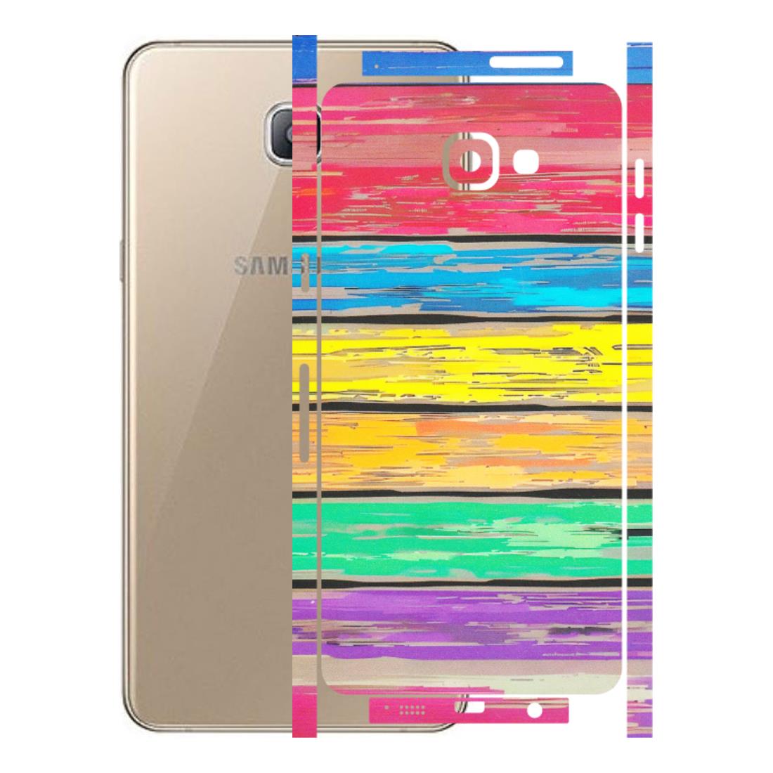 Samsung A/S Series Phone Skins (All Models) - Multi Colour Wooden Wall - Matte Finish (M-96) Samsung Galaxy A9 Pro