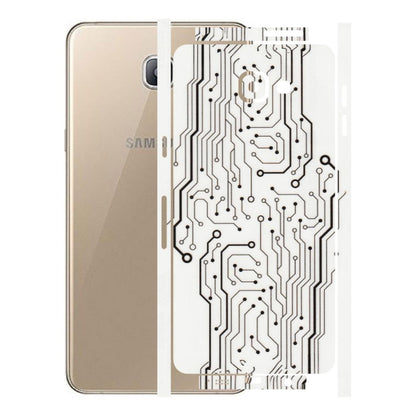 Samsung A/S Series Phone Skins (All Models) - Tech Circuits - Transparent Finish (T-03) Samsung Galaxy A9 Pro
