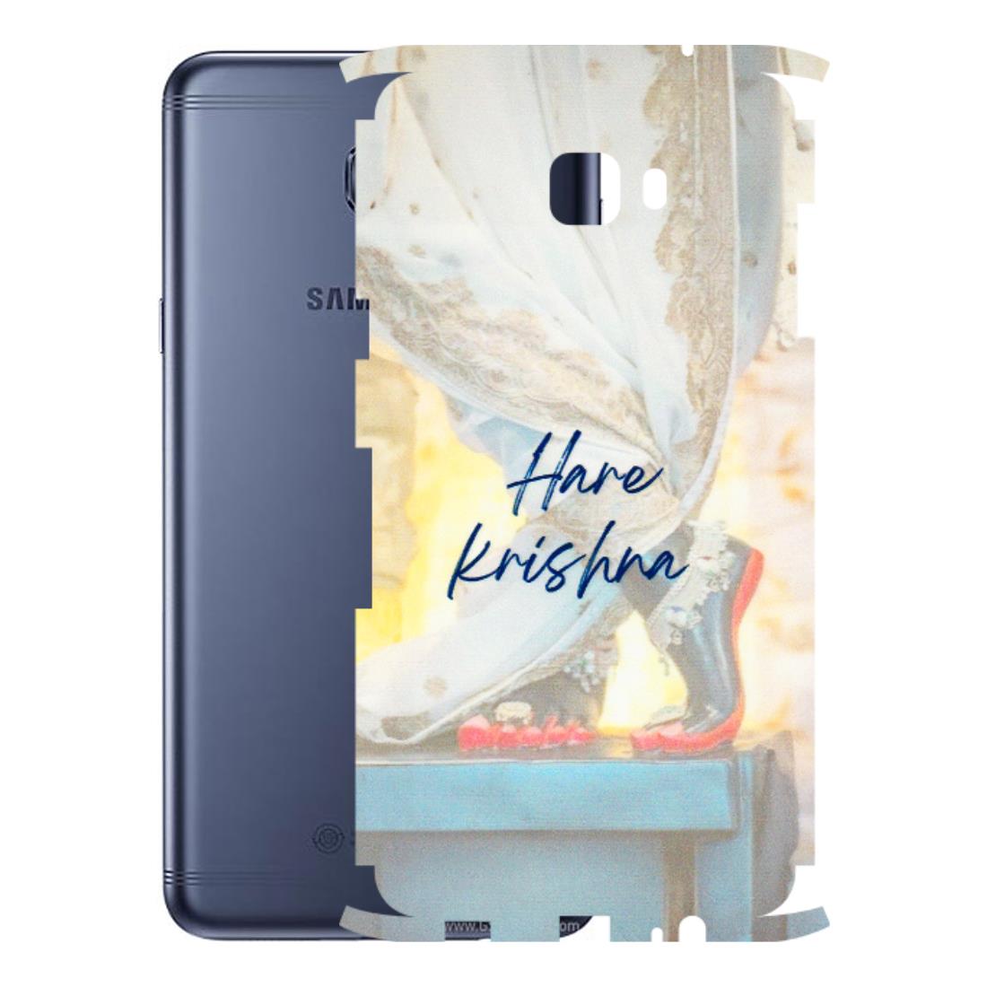 Samsung M/F/Note/Flip and C Phone Skins (All Models) - Hare Krishna - 3D Embossed Finish (L-03) Samsung Galaxy C7 Pro