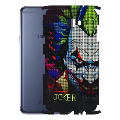 Samsung M/F/Note/Flip and C Phone Skins (All Models) - Joker Dot Matrix - 3D Embossed Finish (L-08) Samsung Galaxy C7 Pro