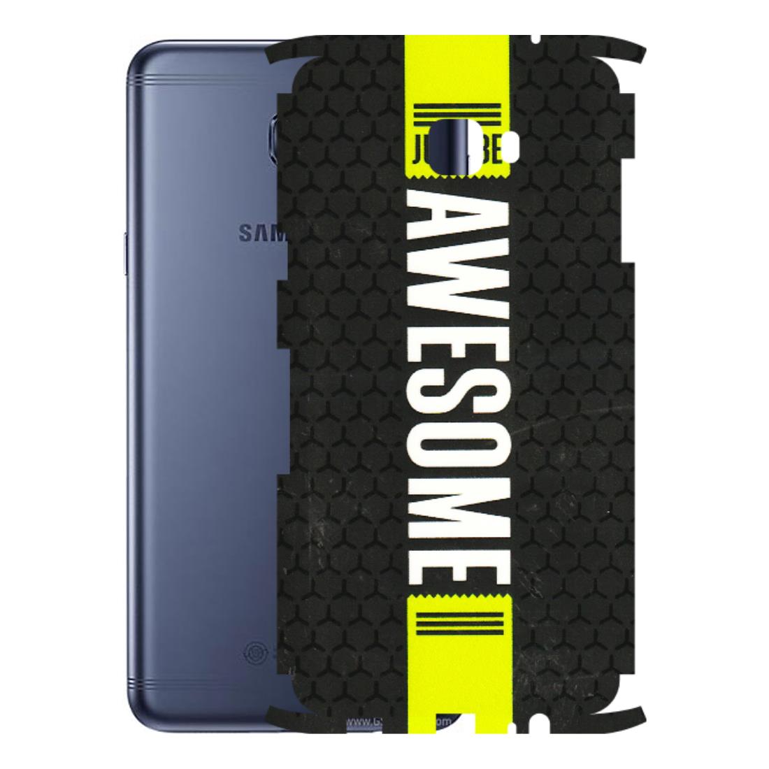 Samsung M/F/Note/Flip and C Phone Skins (All Models) - Just Be Awesome - 3D Embossed Finish (L-101) Samsung Galaxy C7 Pro