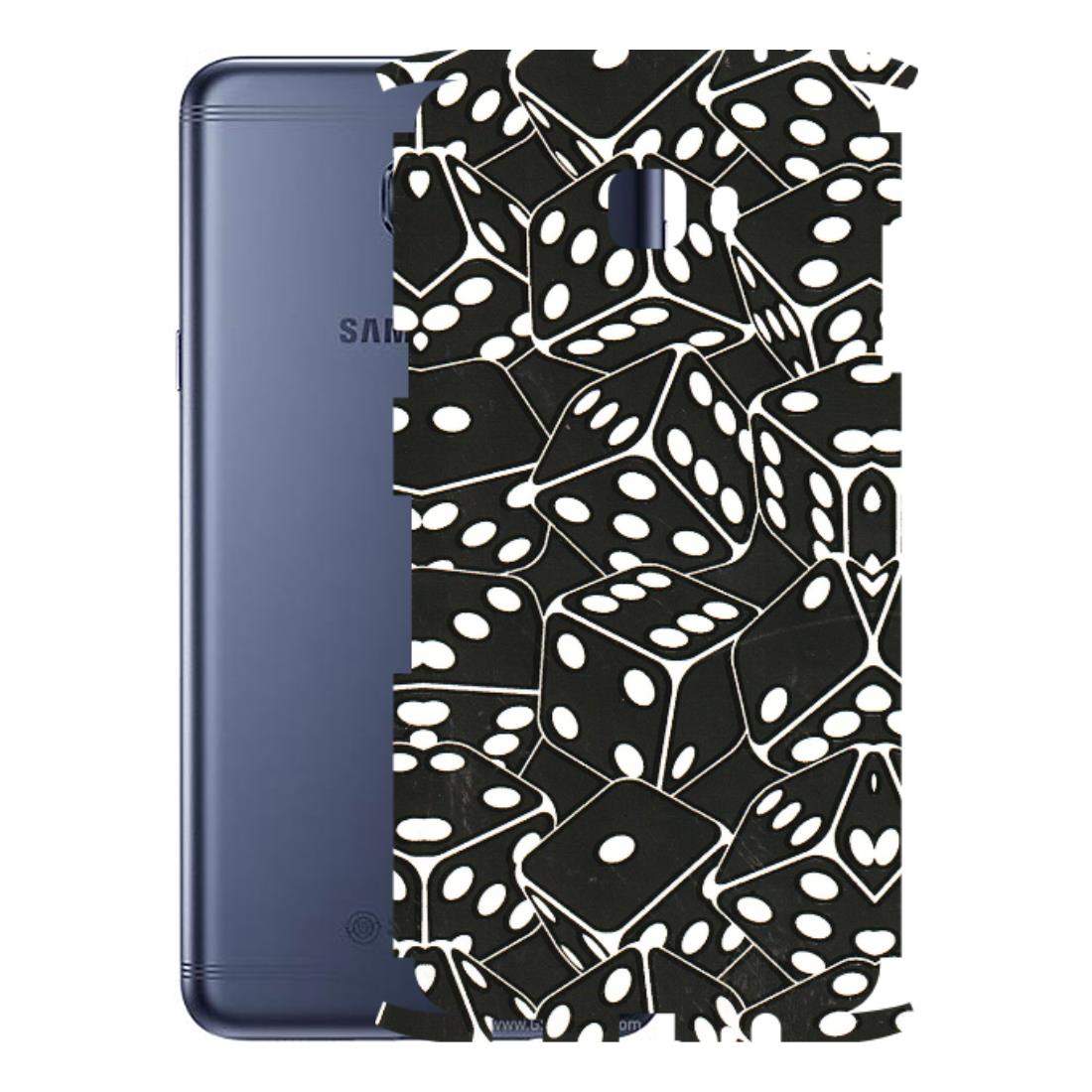 Samsung M/F/Note/Flip and C Phone Skins (All Models) - Big Black Dices - 3D Embossed Finish (L-106) Samsung Galaxy C7 Pro