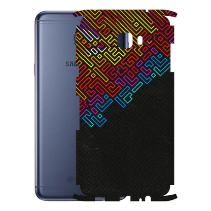 Samsung M/F/Note/Flip and C Phone Skins (All Models) - Dotme Pattern Art - 3D Embossed Finish (L-121) Samsung Galaxy C7 Pro