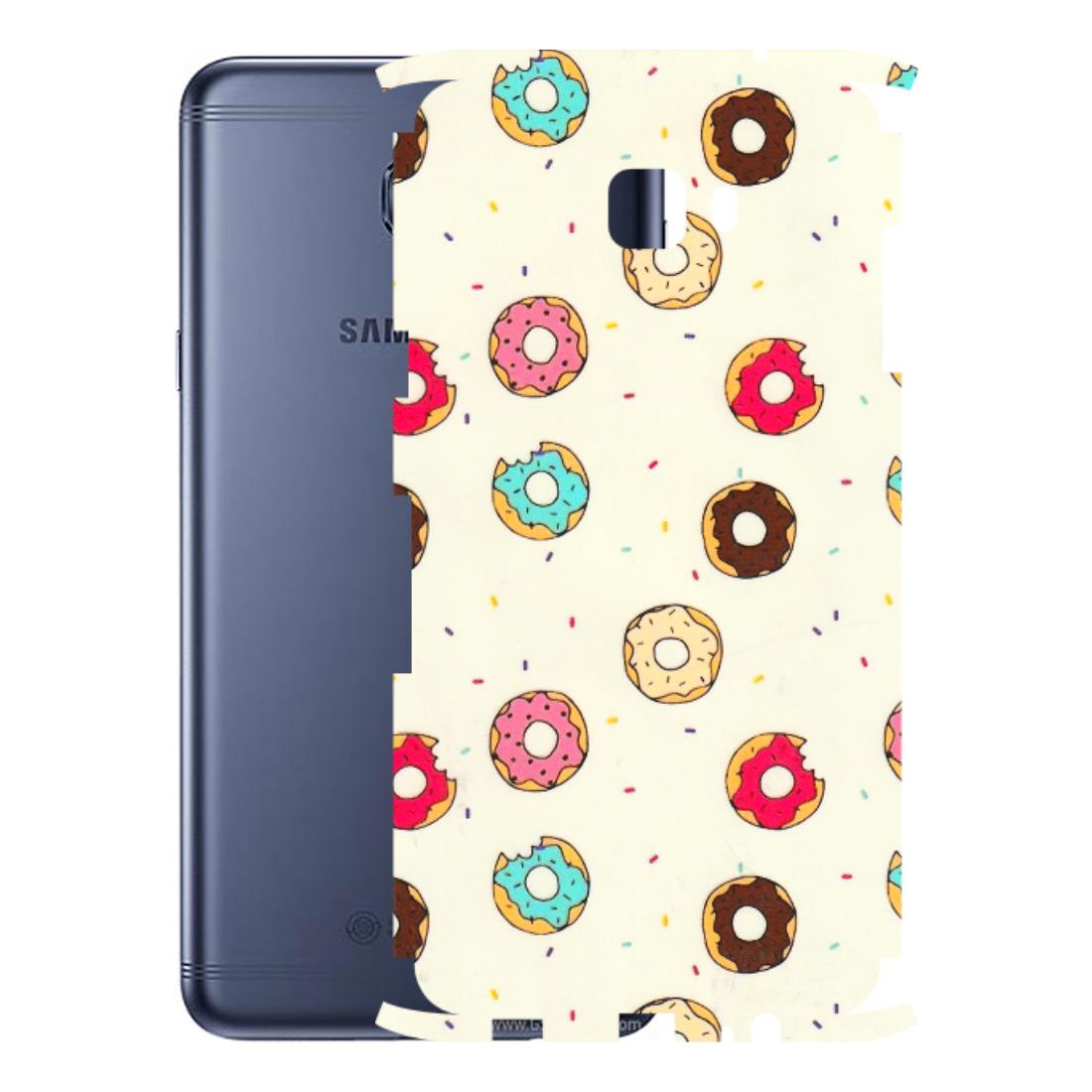 Samsung M/F/Note/Flip and C Phone Skins (All Models) - Mini Donuts Doodle Art - 3D Embossed Finish (L-122) Samsung Galaxy C7 Pro