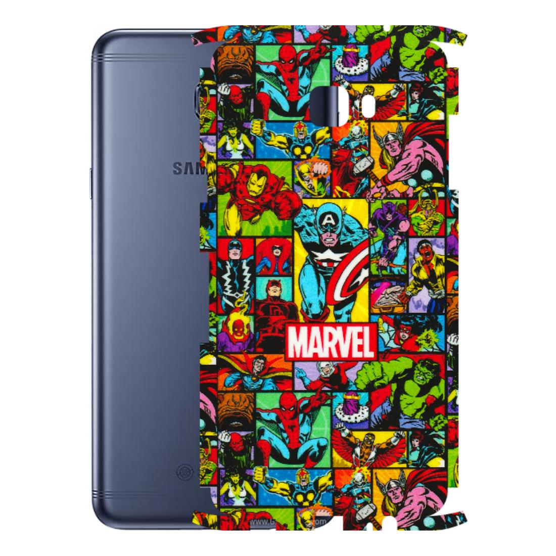 Samsung M/F/Note/Flip and C Phone Skins (All Models) - MARVELOUS Comic Characters - 3D Embossed Finish (L-129) Samsung Galaxy C7 Pro