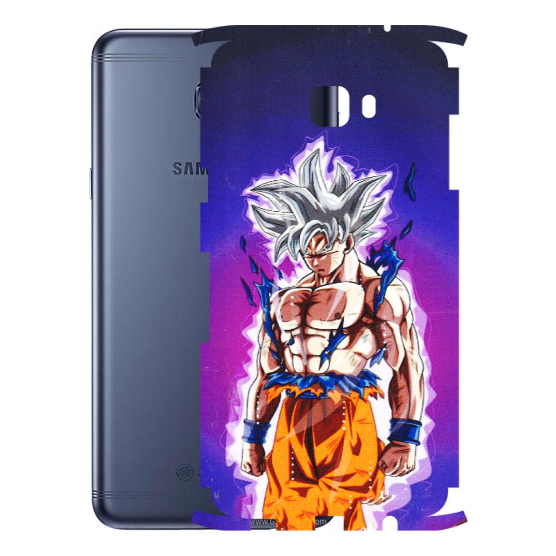 Samsung M/F/Note/Flip and C Phone Skins (All Models) - Goku Purple Anime - 3D Embossed Finish (L-147) Samsung Galaxy C7 Pro