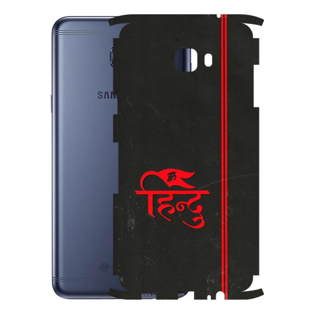Samsung M/F/Note/Flip and C Phone Skins (All Models) - Hindu Black - 3D Embossed Finish (L-153) Samsung Galaxy C7 Pro