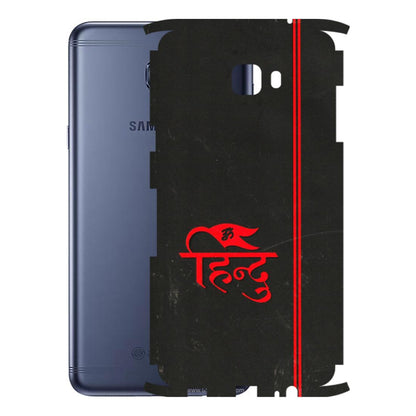 Samsung M/F/Note/Flip and C Phone Skins (All Models) - Hindu Black - 3D Embossed Finish (L-153) Samsung Galaxy C7 Pro