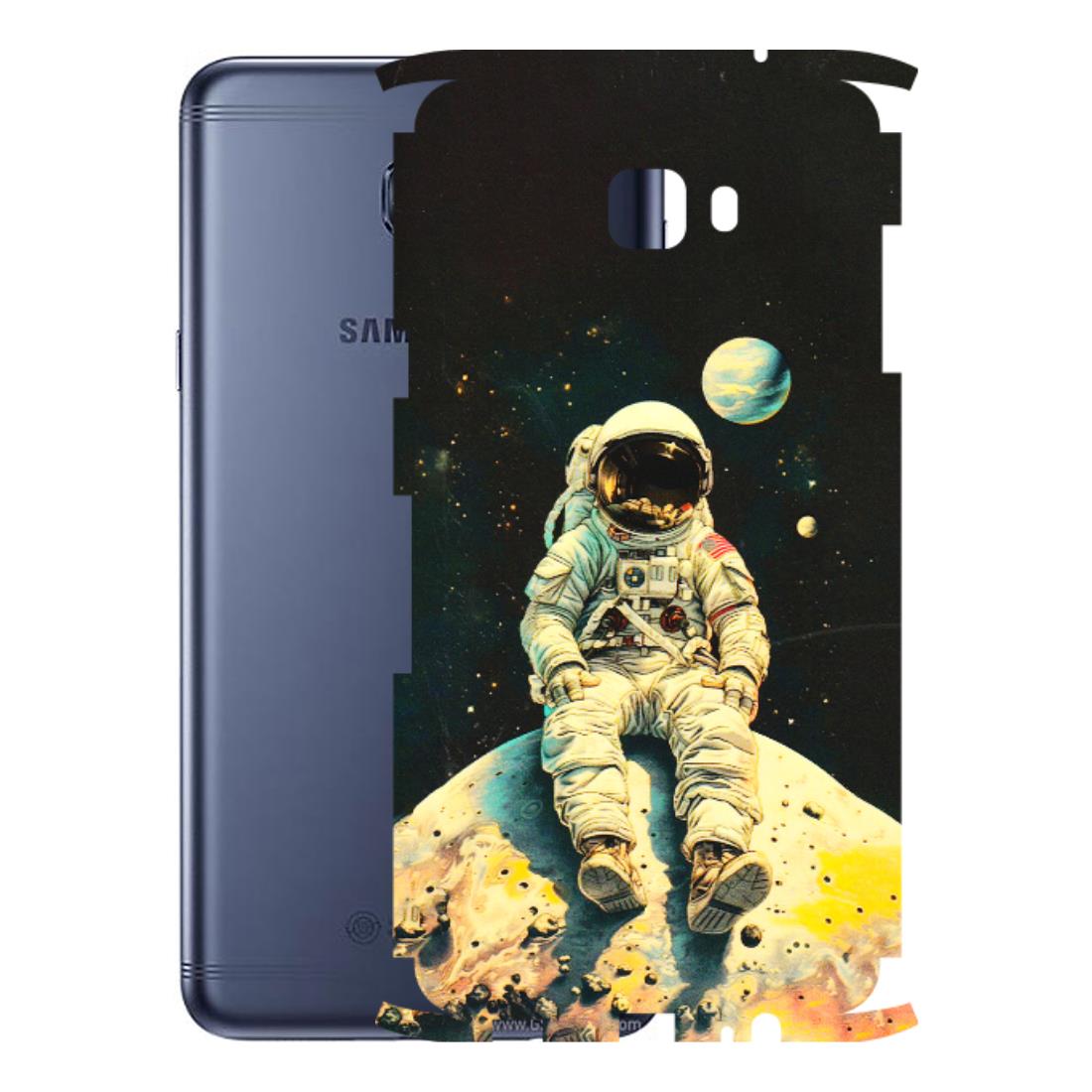 Samsung M/F/Note/Flip and C Phone Skins (All Models) - Astronaut in Space - 3D Embossed Finish (L-16) Samsung Galaxy C7 Pro