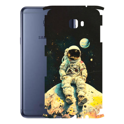 Samsung M/F/Note/Flip and C Phone Skins (All Models) - Astronaut in Space - 3D Embossed Finish (L-16) Samsung Galaxy C7 Pro