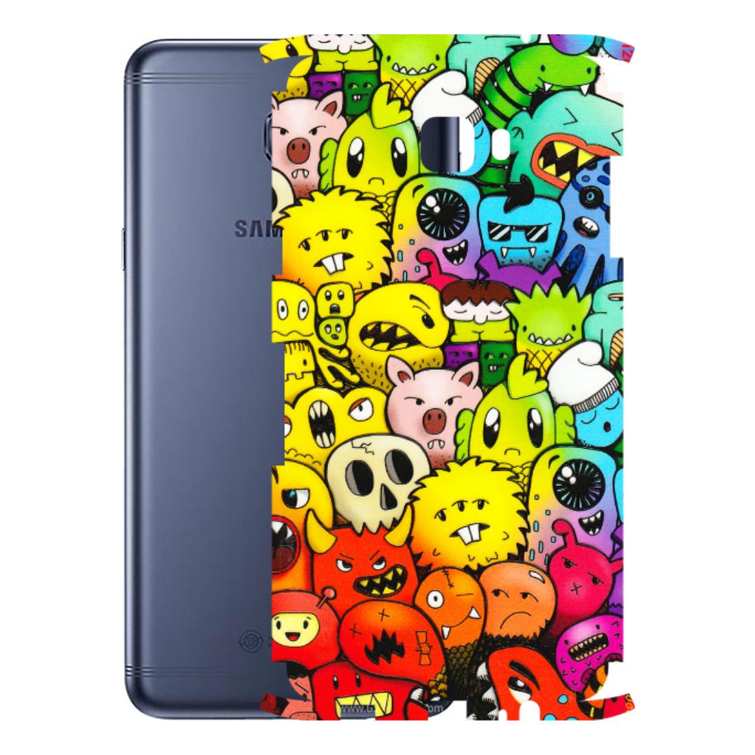 Samsung M/F/Note/Flip and C Phone Skins (All Models) - Angry Funkies - 3D Embossed Finish (L-169) Samsung Galaxy C7 Pro