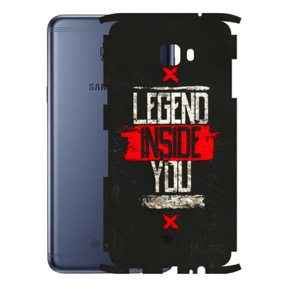 Samsung M/F/Note/Flip and C Phone Skins (All Models) - Legend Inside You - 3D Embossed Finish (L-186) Samsung Galaxy C7 Pro