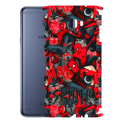 Samsung M/F/Note/Flip and C Phone Skins (All Models) - SpiderMan Cool - 3D Embossed Finish (L-188) Samsung Galaxy C7 Pro