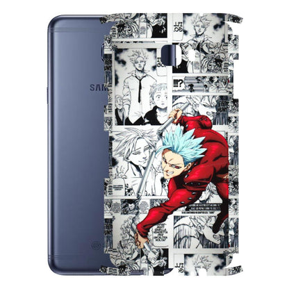 Samsung M/F/Note/Flip and C Phone Skins (All Models) - Anime Comic - 3D Embossed Finish (L-192) Samsung Galaxy C7 Pro
