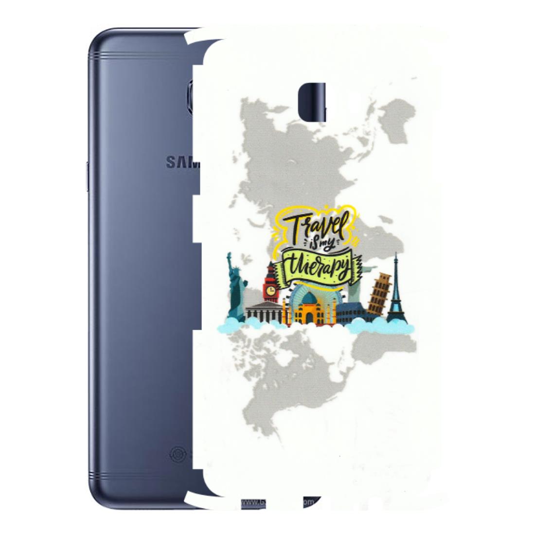 Samsung M/F/Note/Flip and C Phone Skins (All Models) - Travel Therapy - 3D Embossed Finish (L-199) Samsung Galaxy C7 Pro