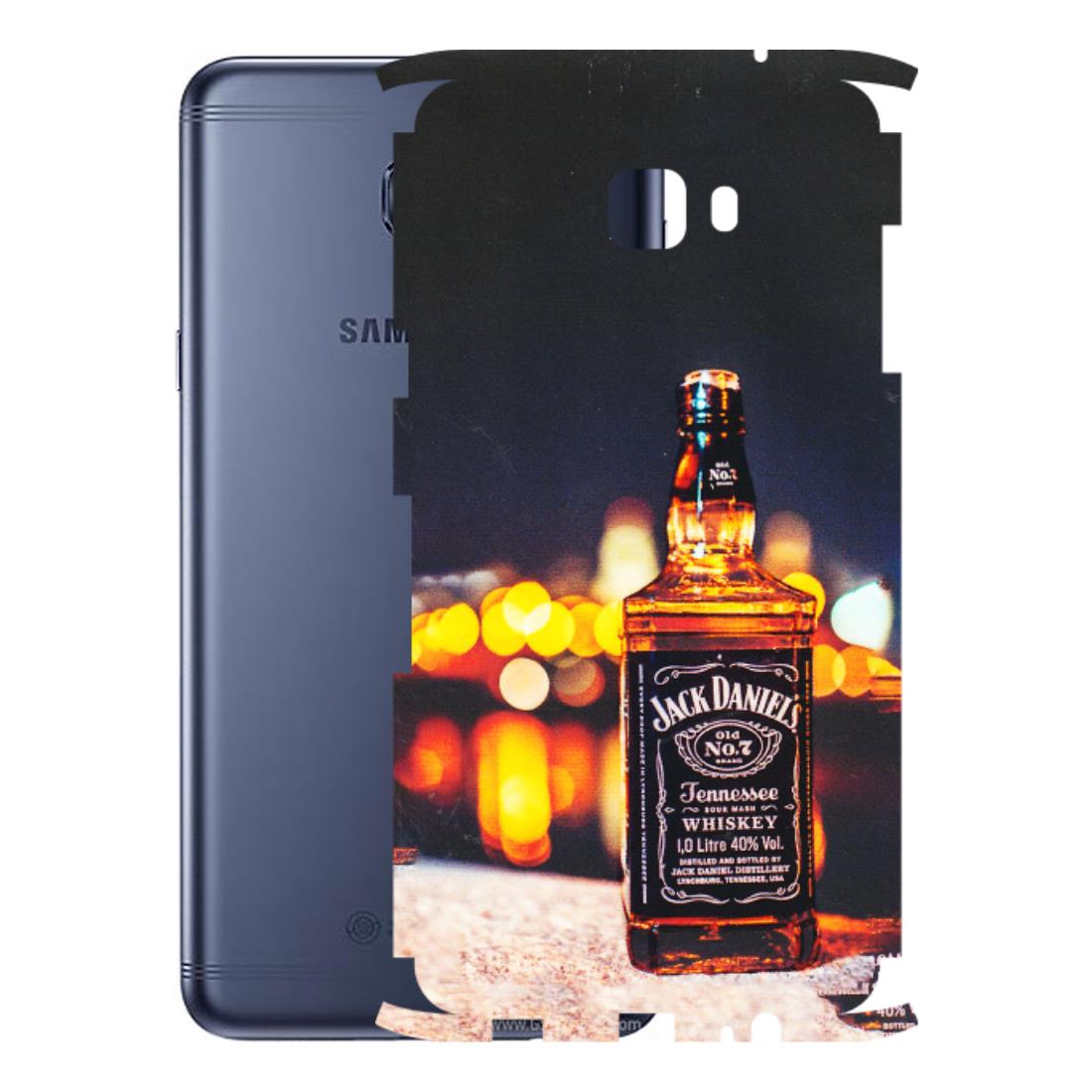Samsung M/F/Note/Flip and C Phone Skins (All Models) - JD Whiskey Bottle - 3D Embossed Finish (L-20) Samsung Galaxy C7 Pro