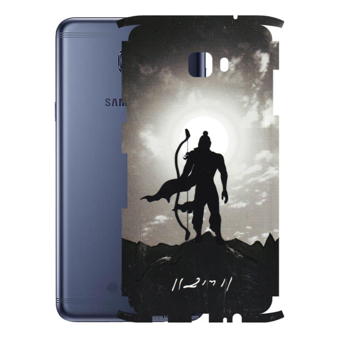 Samsung M/F/Note/Flip and C Phone Skins (All Models) - Jai Siya Ram - 3D Embossed Finish (L-200) Samsung Galaxy C7 Pro