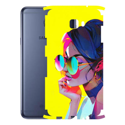 Samsung M/F/Note/Flip and C Phone Skins (All Models) - Bold Stylish Girl - 3D Embossed Finish (L-222) Samsung Galaxy C7 Pro