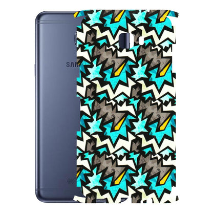 Samsung M/F/Note/Flip and C Phone Skins (All Models) - Funky Zig Zag - 3D Embossed Finish (L-223) Samsung Galaxy C7 Pro