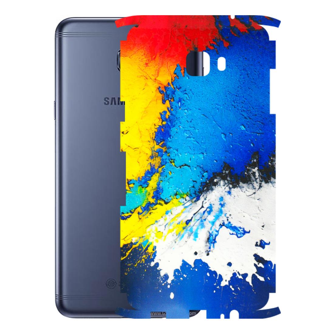Samsung M/F/Note/Flip and C Phone Skins (All Models) - Acrylic Paint Spill - 3D Embossed Finish (L-229) Samsung Galaxy C7 Pro