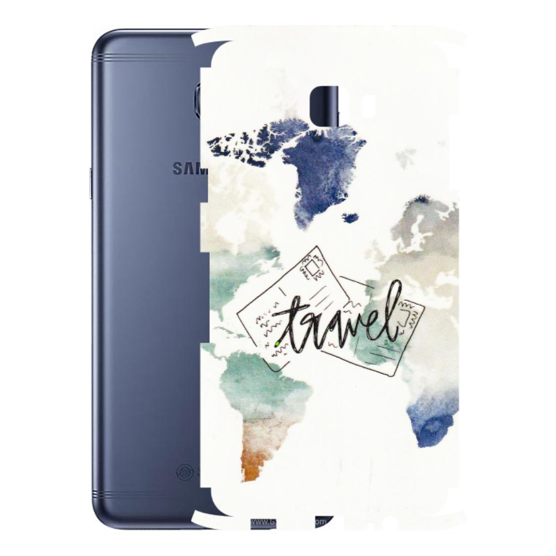 Samsung M/F/Note/Flip and C Phone Skins (All Models) - Travel The World - 3D Embossed Finish (L-232) Samsung Galaxy C7 Pro