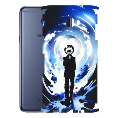 Samsung M/F/Note/Flip and C Phone Skins (All Models) - Satoru Gojo Dark Blue - 3D Embossed Finish (L-235) Samsung Galaxy C7 Pro