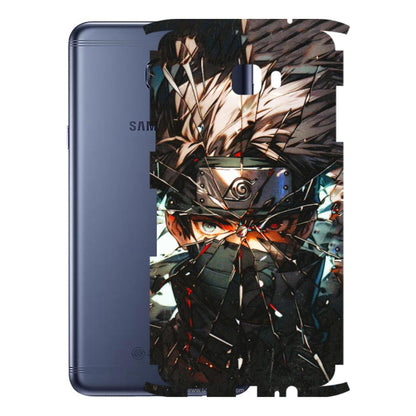 Samsung M/F/Note/Flip and C Phone Skins (All Models) - Kakashi Shattered Glass Effect - 3D Embossed Finish (L-237) Samsung Galaxy C7 Pro