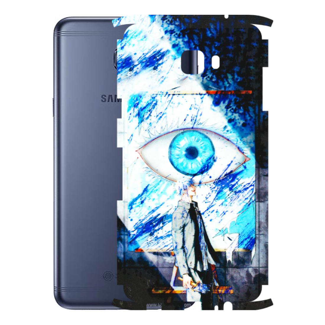 Samsung M/F/Note/Flip and C Phone Skins (All Models) - Gojo Satoru evil eye - 3D Embossed Finish (L-239) Samsung Galaxy C7 Pro