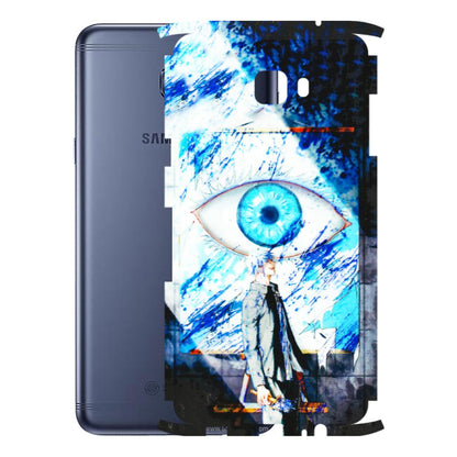 Samsung M/F/Note/Flip and C Phone Skins (All Models) - Gojo Satoru evil eye - 3D Embossed Finish (L-239) Samsung Galaxy C7 Pro