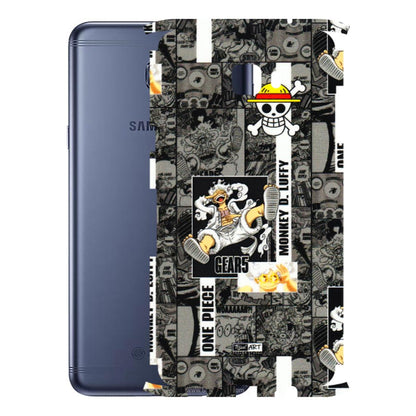 Samsung M/F/Note/Flip and C Phone Skins (All Models) - Cuffy Anime MonkeyCamic - 3D Embossed Finish (L-242) Samsung Galaxy C7 Pro