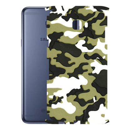 Samsung M/F/Note/Flip and C Phone Skins (All Models) - Camouflages White And Green - 3D Embossed Finish (L-243) Samsung Galaxy C7 Pro