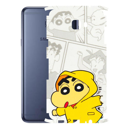 Samsung M/F/Note/Flip and C Phone Skins (All Models) - Yellow Shinchan Comic - 3D Embossed Finish (L-246) Samsung Galaxy C7 Pro