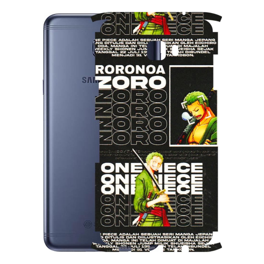 Samsung M/F/Note/Flip and C Phone Skins (All Models) - One Piece Zoro - 3D Embossed Finish (L-250) Samsung Galaxy C7 Pro