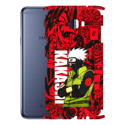 Samsung M/F/Note/Flip and C Phone Skins (All Models) - Kakashi Red Anime - 3D Embossed Finish (L-251) Samsung Galaxy C7 Pro
