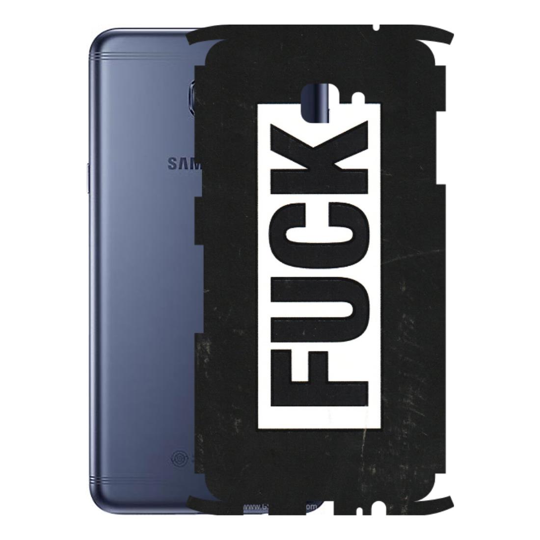 Samsung M/F/Note/Flip and C Phone Skins (All Models) - The F Word - 3D Embossed Finish (L-255) Samsung Galaxy C7 Pro