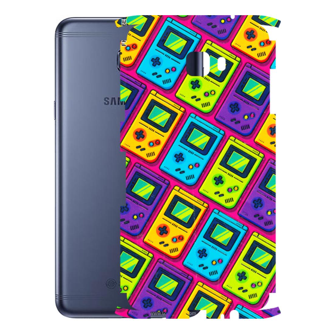 Samsung M/F/Note/Flip and C Phone Skins (All Models) - Gameboy Colourful - 3D Embossed Finish (L-266) Samsung Galaxy C7 Pro