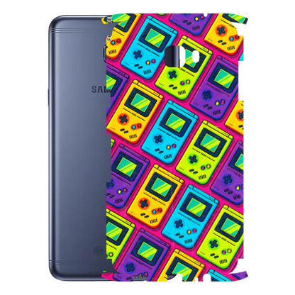 Samsung M/F/Note/Flip and C Phone Skins (All Models) - Gameboy Colourful - 3D Embossed Finish (L-266) Samsung Galaxy C7 Pro