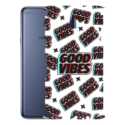 Samsung M/F/Note/Flip and C Phone Skins (All Models) - Good Vibes - 3D Embossed Finish (L-282) Samsung Galaxy C7 Pro