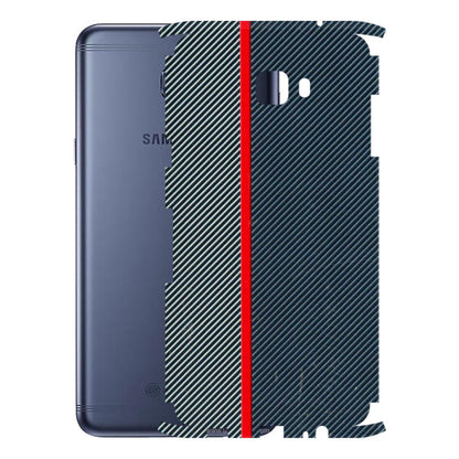Samsung M/F/Note/Flip and C Phone Skins (All Models) - Blue Sober Lines - 3D Embossed Finish (L-305) Samsung Galaxy C7 Pro